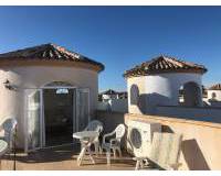 solarium with turret in view with sun loungers el raso