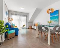 spacious living room inside new two bedroom apartments for sale pilar de la horadada