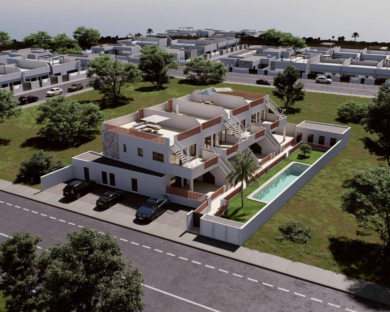 Bungalow - Nieuw gebouw - Pilar de la Horadada - Parque del Mediterraneo
