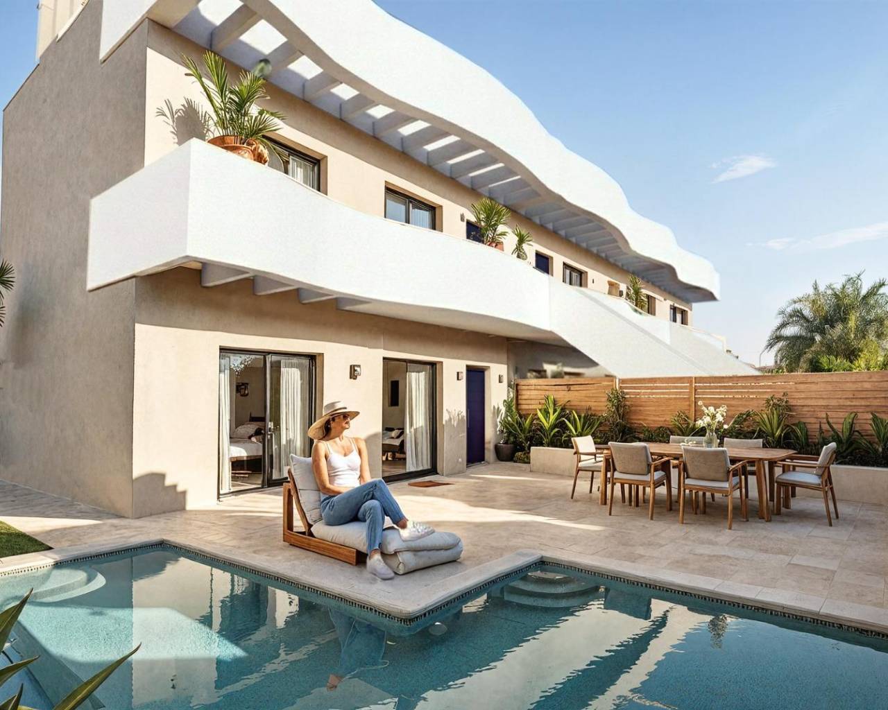 Bungalow - Nueva construcción  - Pilar de la Horadada - parques de Andromeda