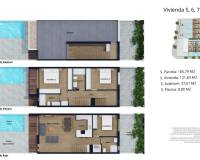 New Build - Townhouse - Pilar de la Horadada - Lo Monte