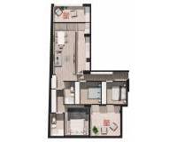 Nieuw gebouw - Apartment - Guardamar Del Segura - Avenida del puerto