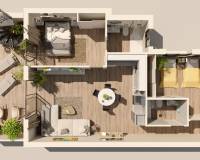 Nieuw gebouw - Penthouse - Torrevieja - Centro