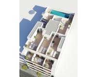 Nieuw gebouw - Penthouse - Torrevieja - Centro