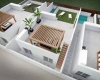 Nieuw gebouw - Semi detached villa - Santiago de la Ribera - San Blas