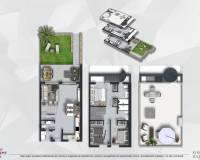 Nieuw gebouw - Townhouse - Monforte del Cid - Urbanización Alenda Golf