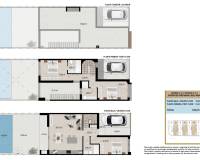 Nieuw gebouw - Townhouse - San Javier - pueblo