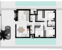 Nueva construcción  - Villa-Chalet - Benijofar - Urb. Monteazul