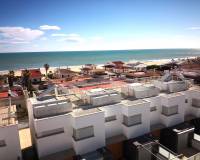 panoramic sea view along guardamar beach from solarium of this luxury villa for sale from zebra homes real estate guardamar