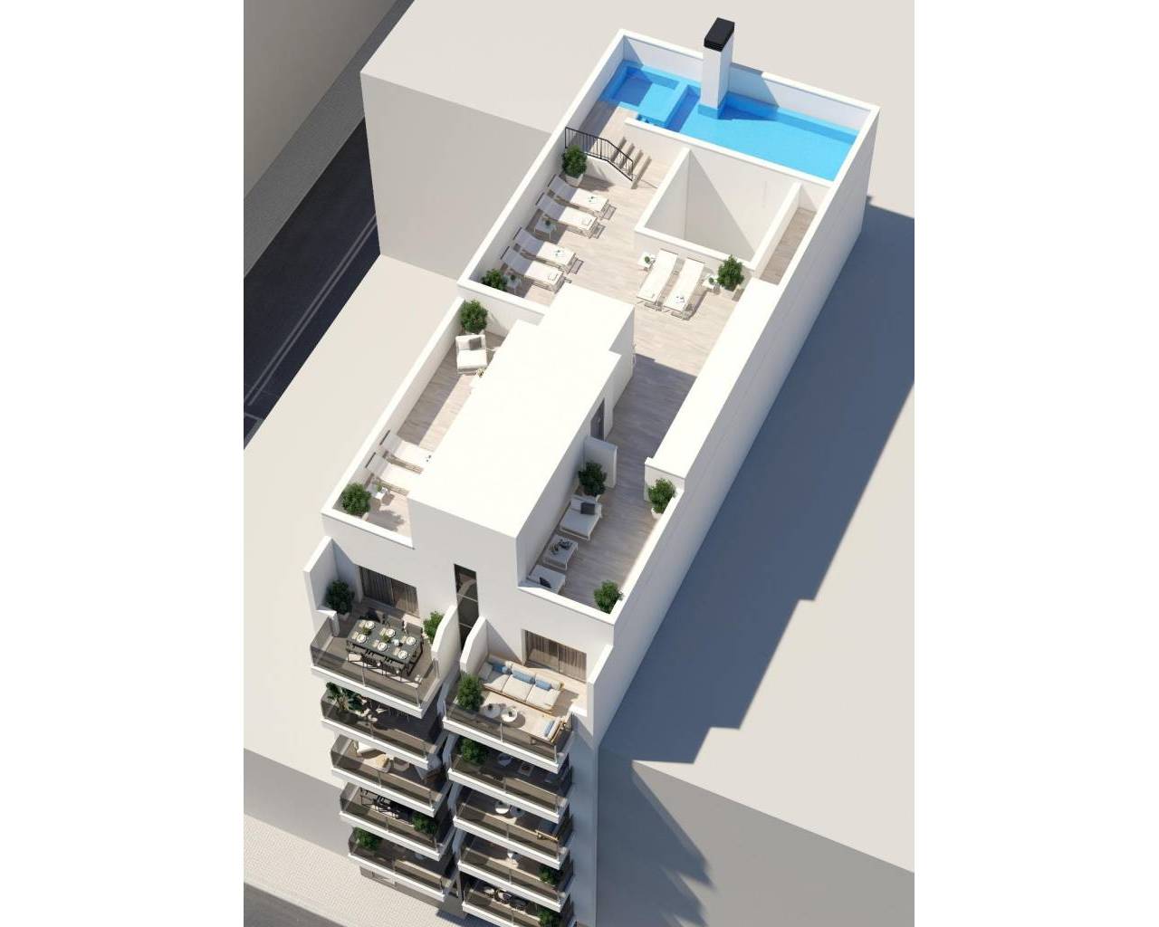 Penthouse - Nieuw gebouw - Torrevieja - Playa del Cura