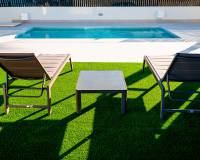 private pool with artificial grass la finca golf