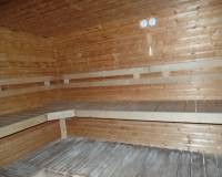 sauna in the gym of marjal beach properties for sale in guardamar