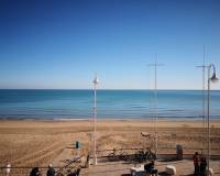 sea view from frontline beach apartment for sale guardamar