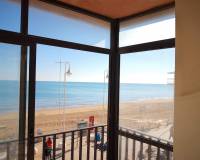 sea view from living room of beach apartment for sale from zebra homes guardamar