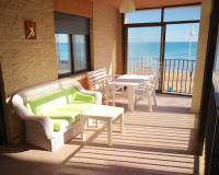 south facing terrace of beach property for sale from zebra homes real estate guardamar