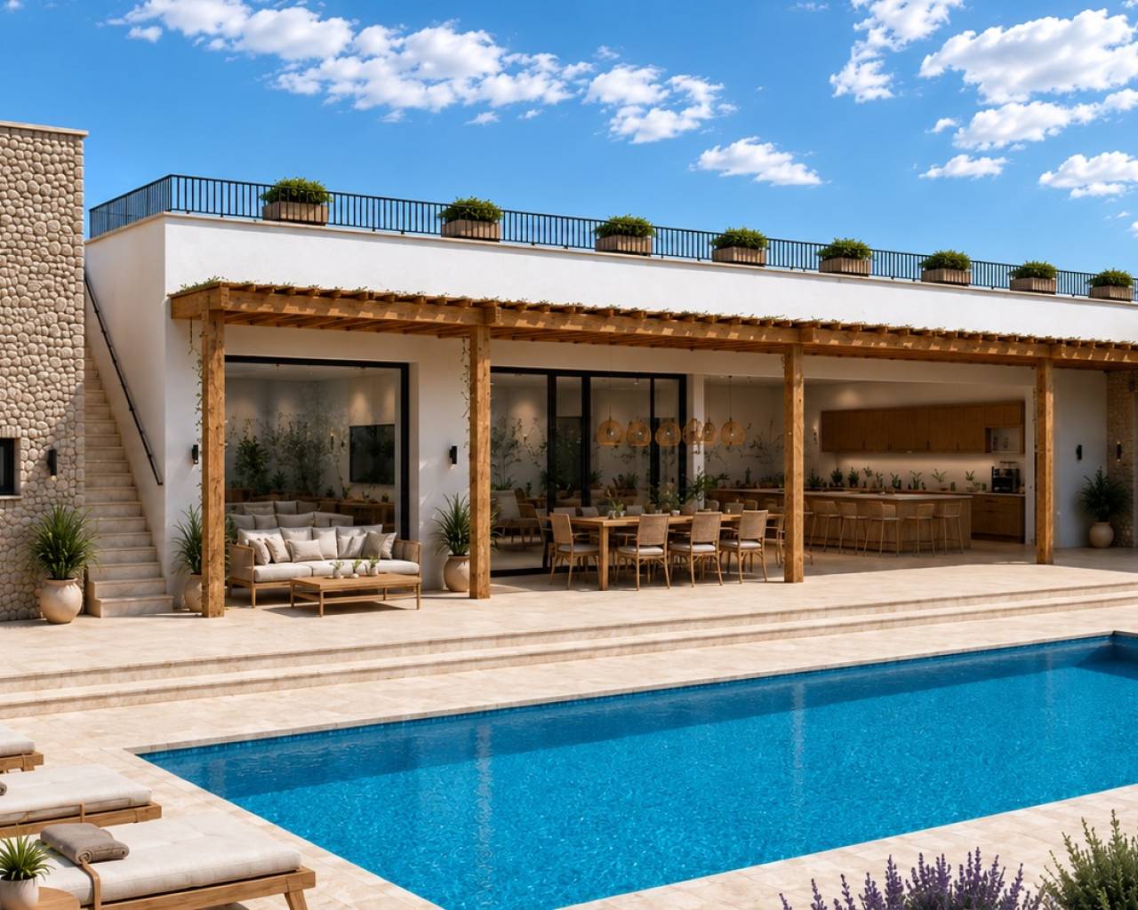 Villa-Chalet - Nueva construcción  - Cabo de Palos - Cabo de Palos