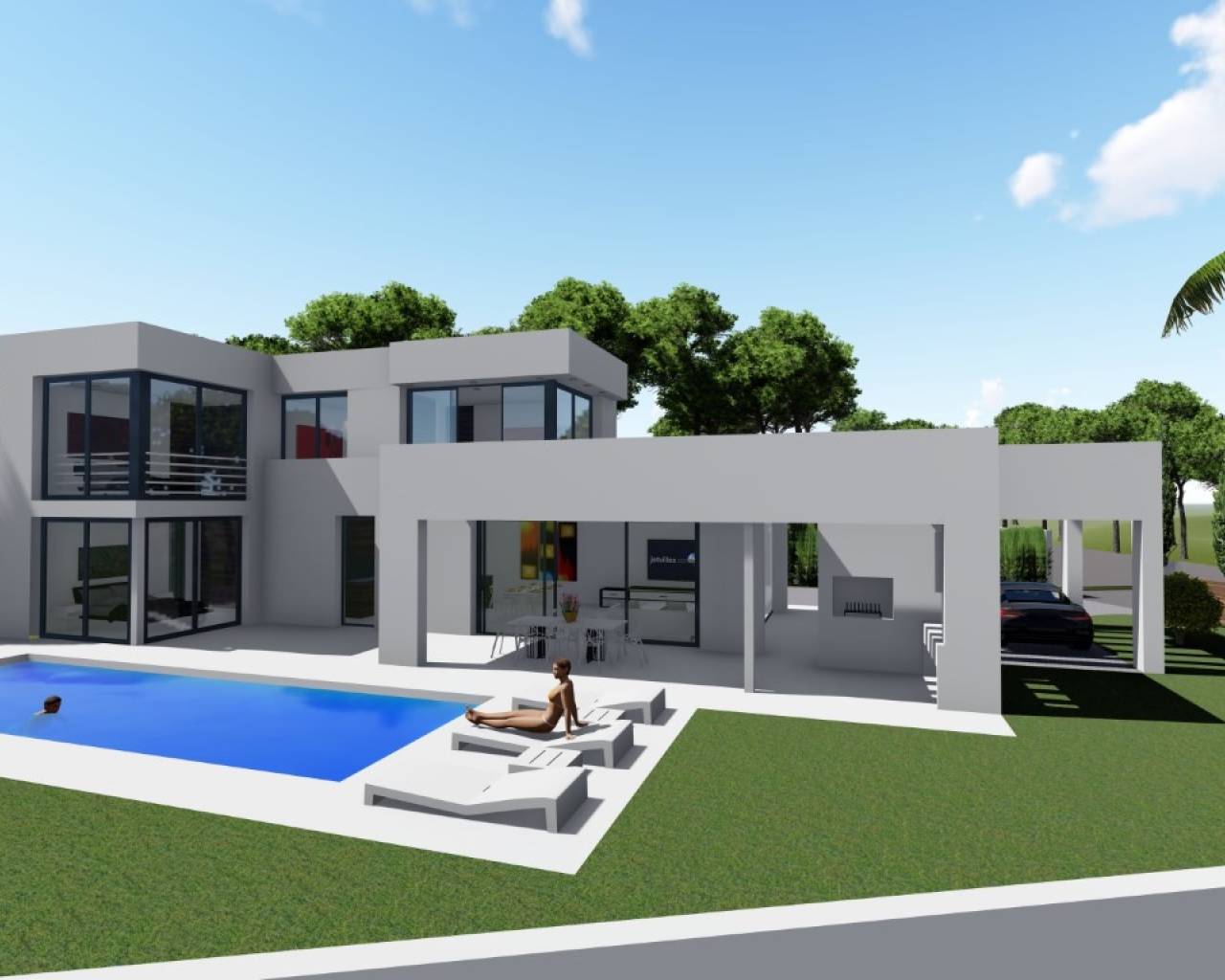 Villa-Chalet - Nueva construcción  - Calpe - Bassetes