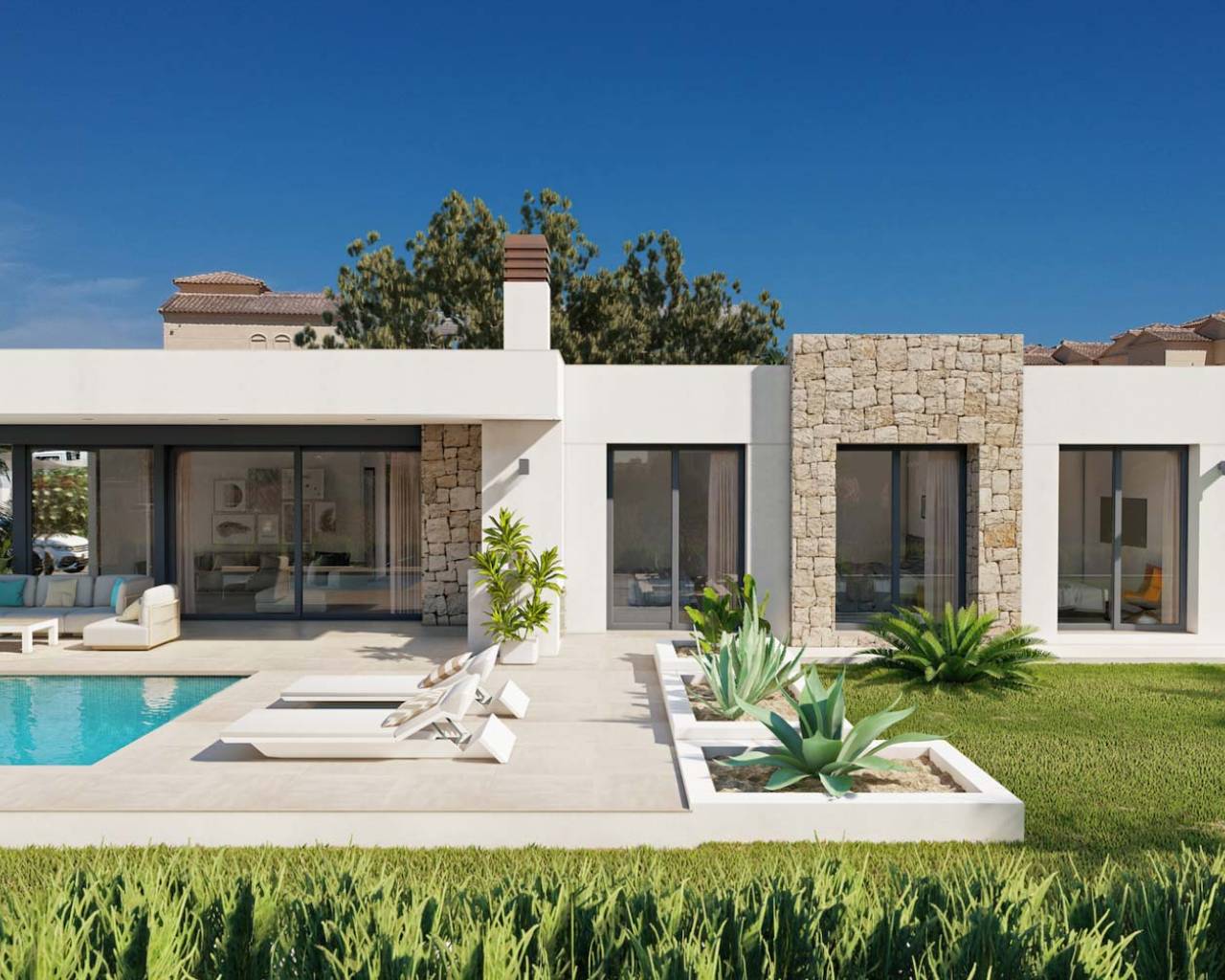 Villa-Chalet - Nueva construcción  - Calpe - Pla Roig