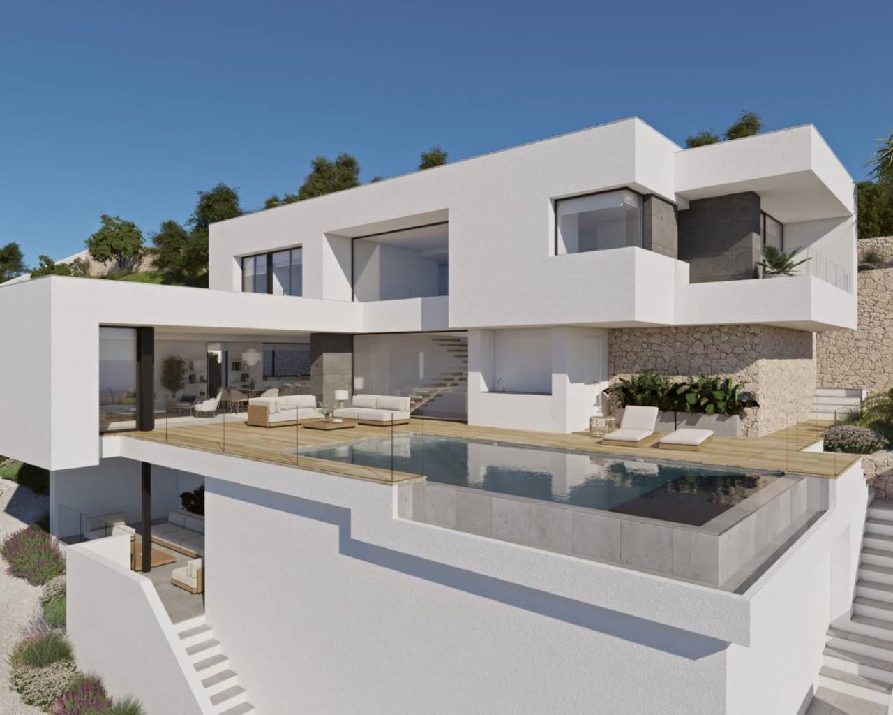 Villa-Chalet - Nueva construcción  - Cumbre del Sol - Cumbre del Sol