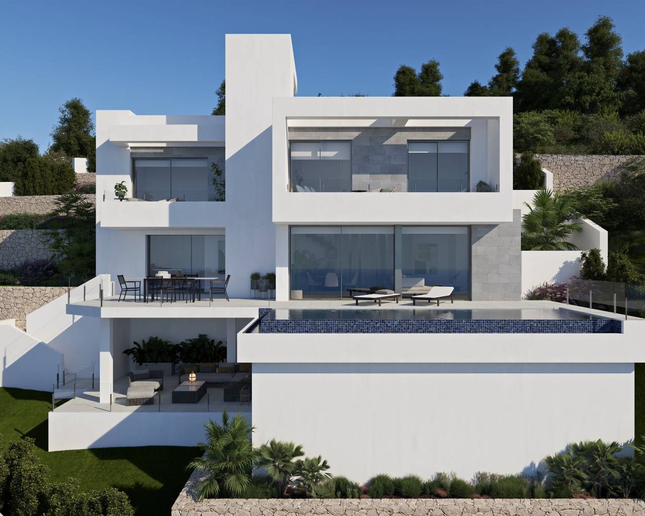 Villa-Chalet - Nueva construcción  - Cumbre del Sol - Cumbre del Sol