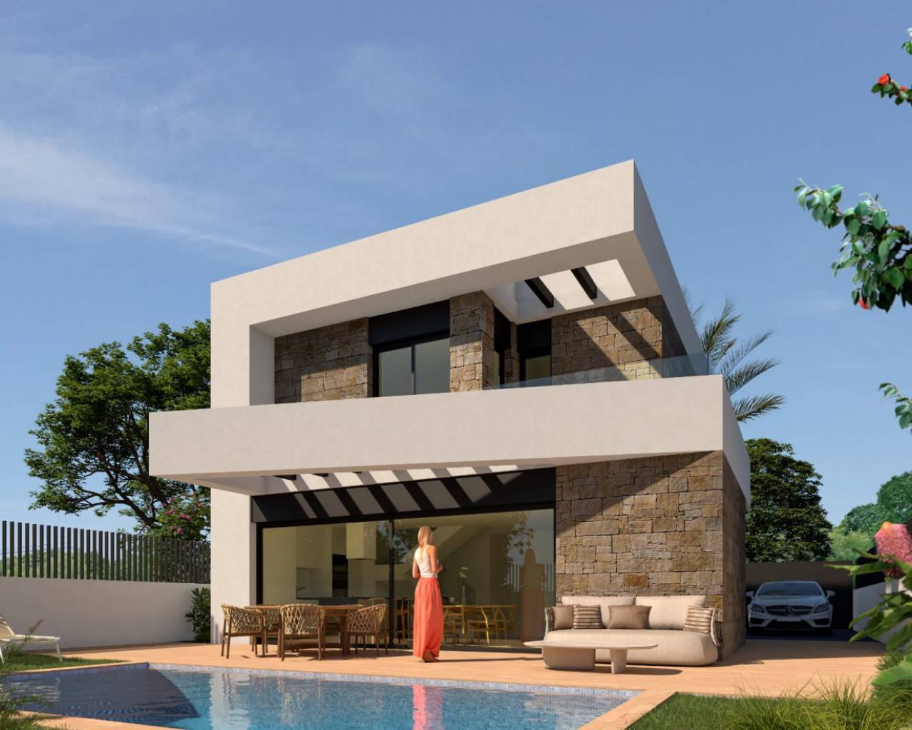Villa-Chalet - Nueva construcción  - Finestrat - Balcón de finestrat