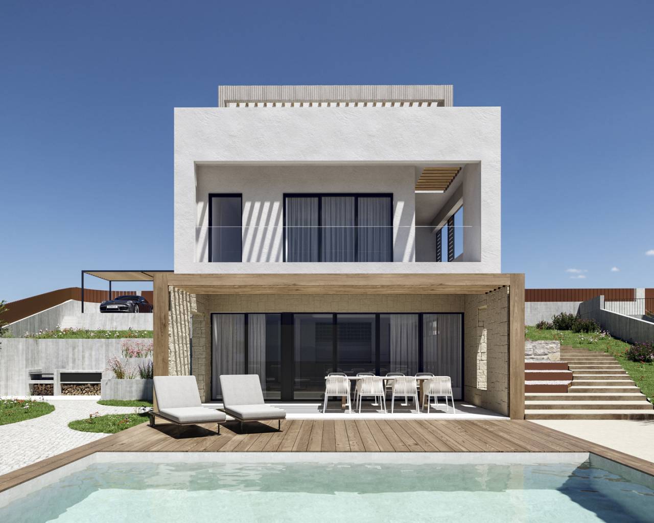 Villa-Chalet - Nueva construcción  - Finestrat - Finestrat