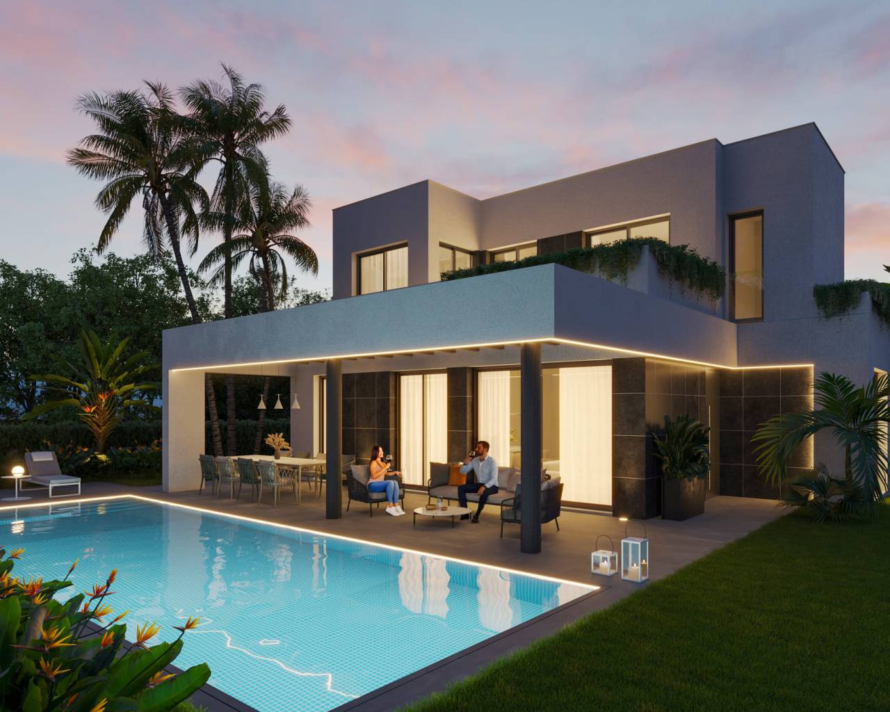 Villa-Chalet - Nueva construcción  - Finestrat - Finestrat