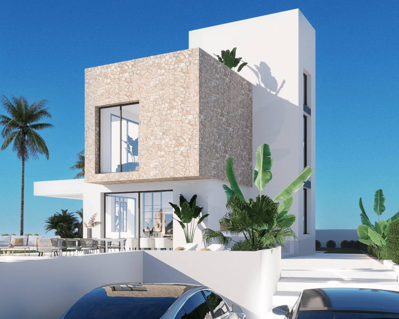 Villa-Chalet - Nueva construcción  - Finestrat - Finestrat