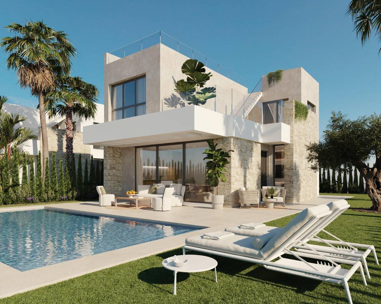 Villa-Chalet - Nueva construcción  - Finestrat - Puig Campana Golf