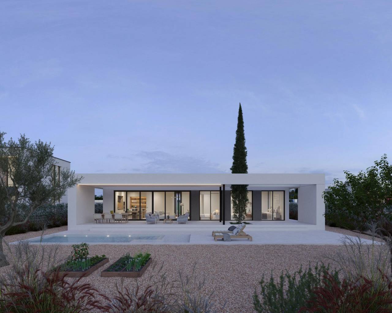 Villa-Chalet - Nueva construcción  - Fuente alamo de Murcia - Hacienda Del Álamo Golf