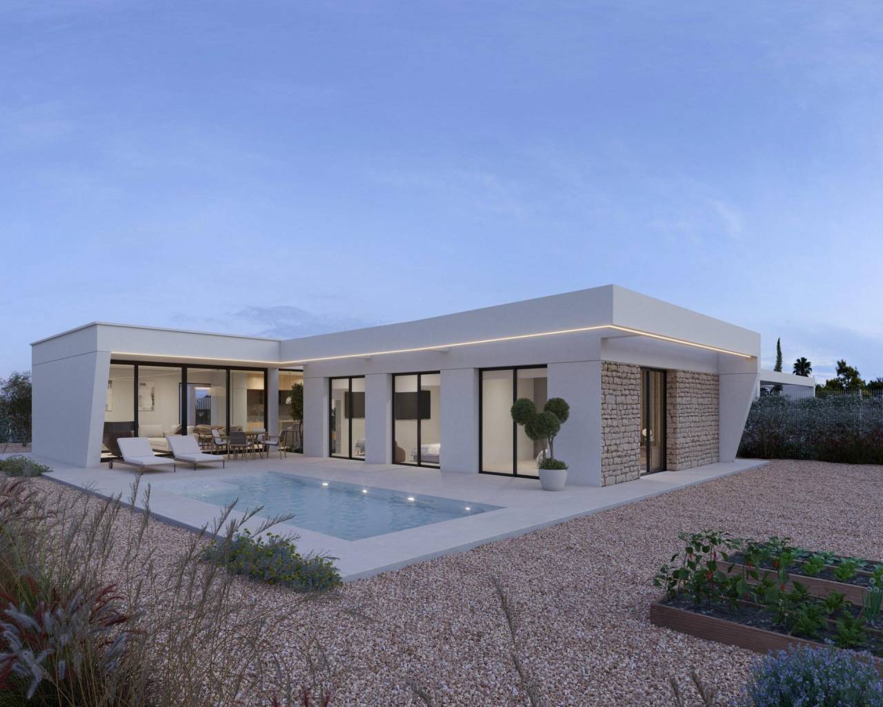 Villa-Chalet - Nueva construcción  - Fuente alamo de Murcia - NBZH-75336