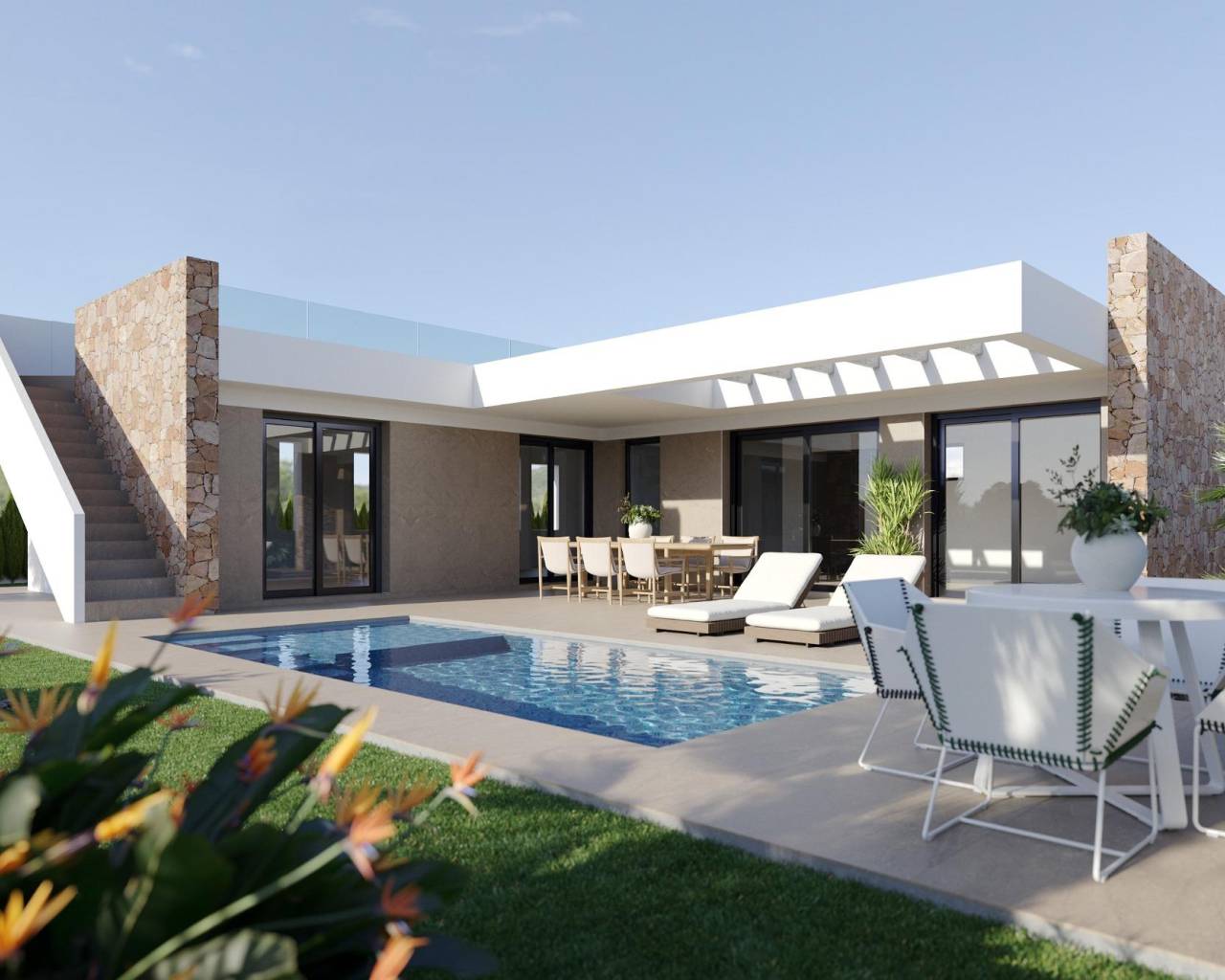 Villa-Chalet - Nueva construcción  - Fuente alamo de Murcia - NBZH-85941