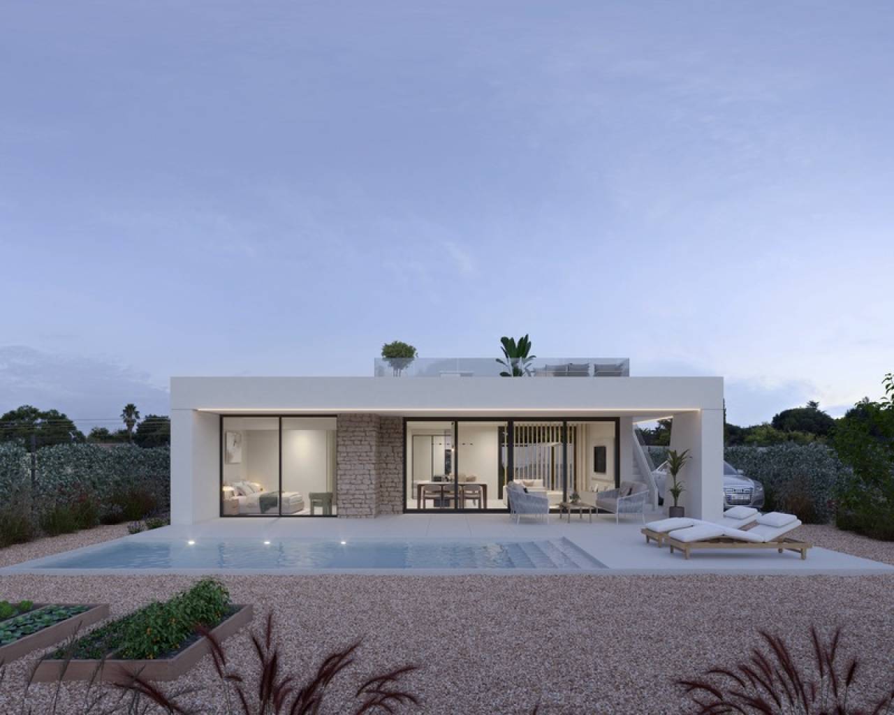 Villa-Chalet - Nueva construcción  - Hacienda del Alamo Golf - Hacienda del Alamo Golf