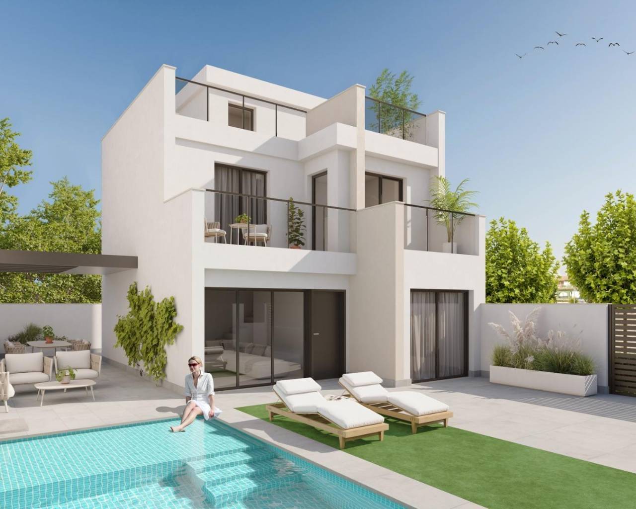Villa-Chalet - Nueva construcción  - Los Alcazares - NBZH-96798
