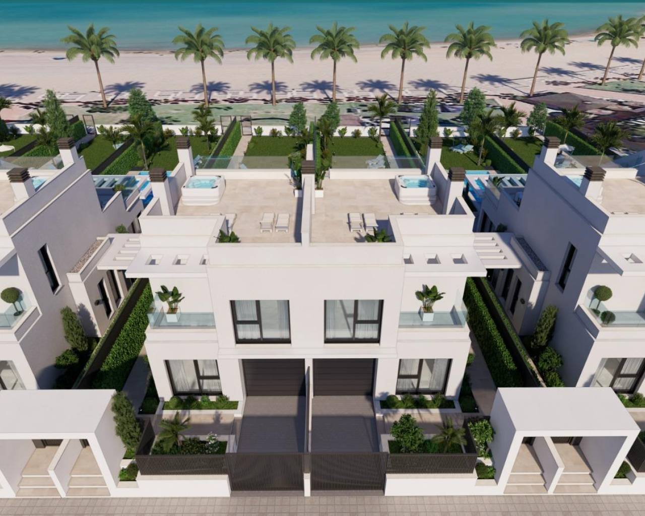 Villa-Chalet - Nueva construcción  - Los Alcazares - Punta Calera