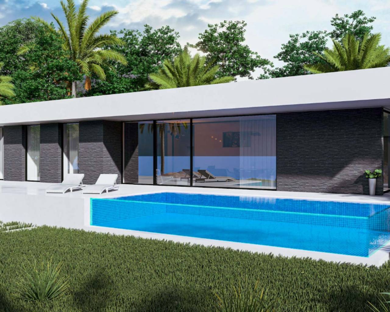 Villa-Chalet - Nueva construcción  - Pedreguer - Monte Solana