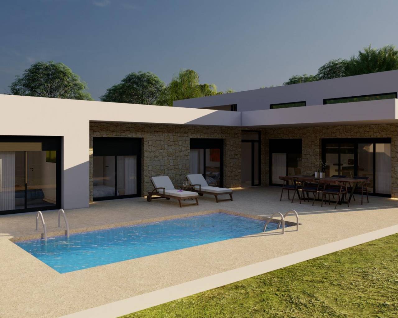 Villa-Chalet - Nueva construcción  - Pinoso - Campo