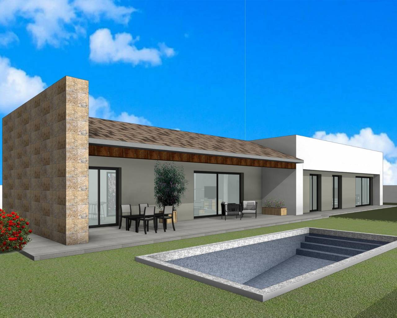 Villa-Chalet - Nueva construcción  - Pinoso - Pinoso - El Pinós