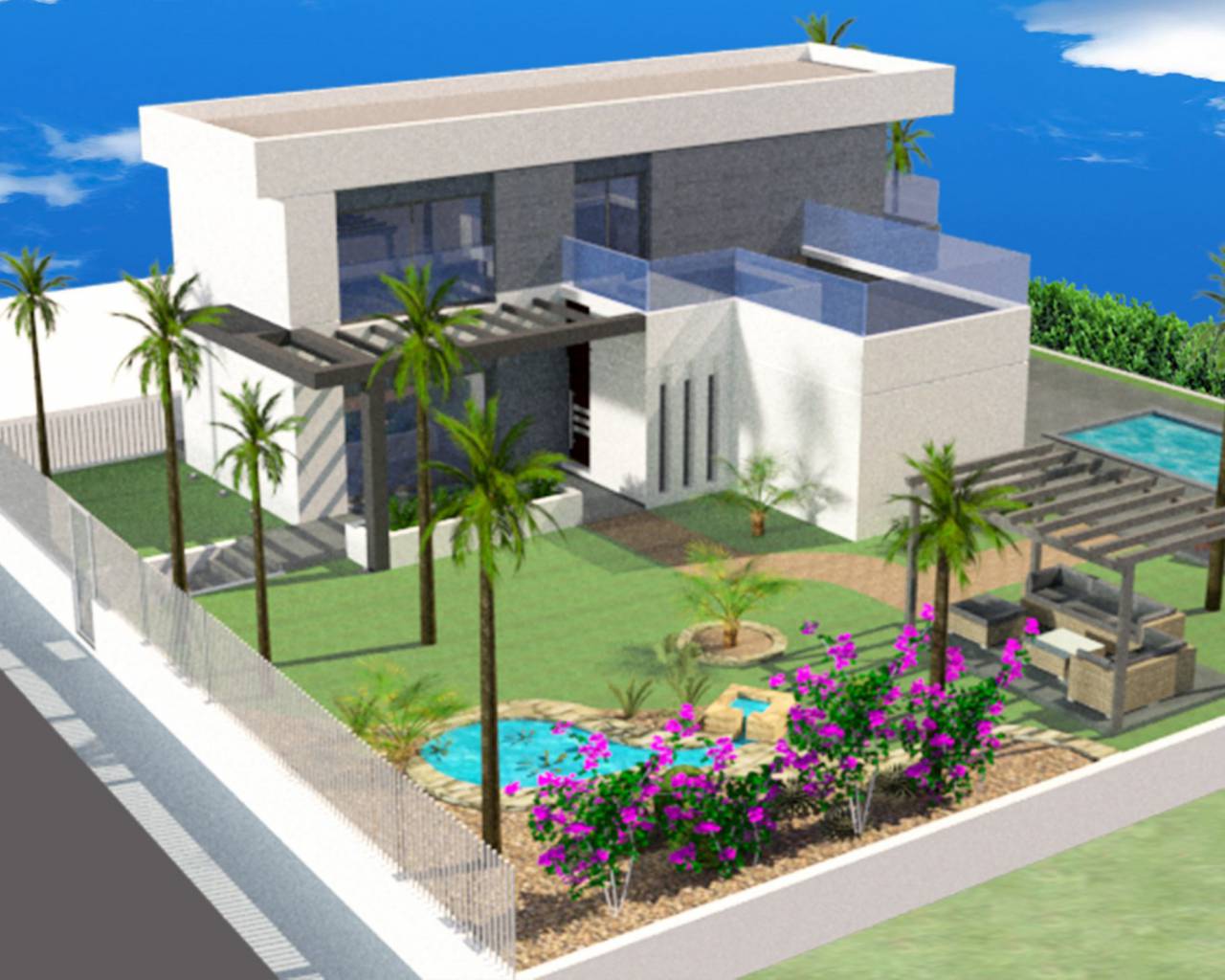 Villa-Chalet - Nueva construcción  - Polop de la Marina - Lomas del Sol