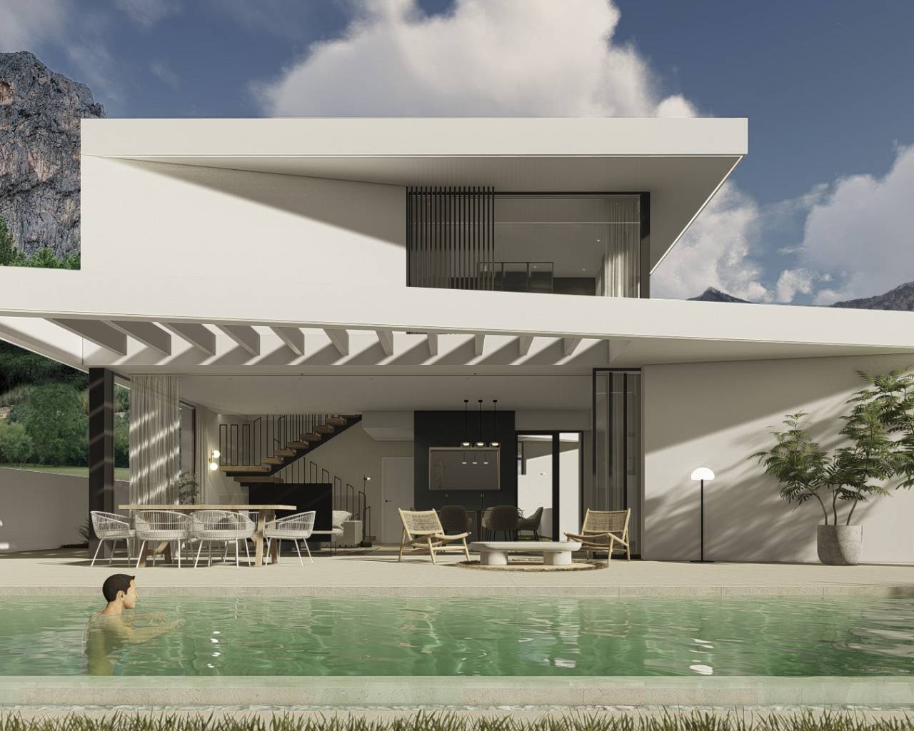 Villa-Chalet - Nueva construcción  - Polop de la Marina - NB-30455