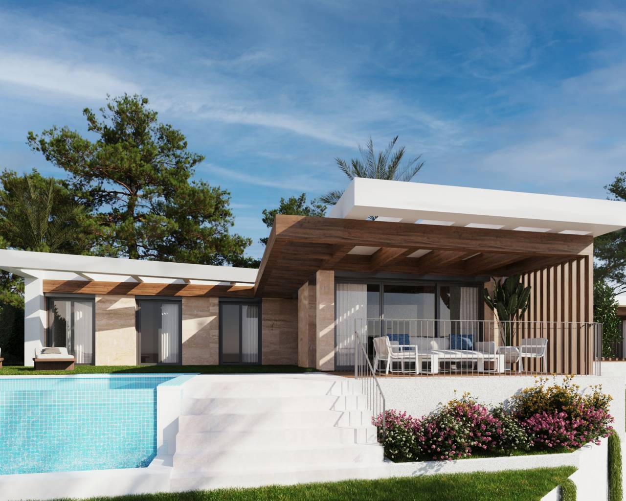 Villa-Chalet - Nueva construcción  - Polop de la Marina - Polop
