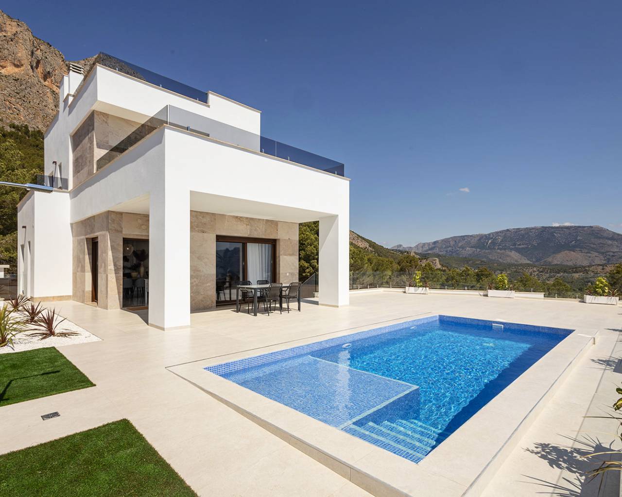 Villa-Chalet - Nueva construcción  - Polop de la Marina - Polop