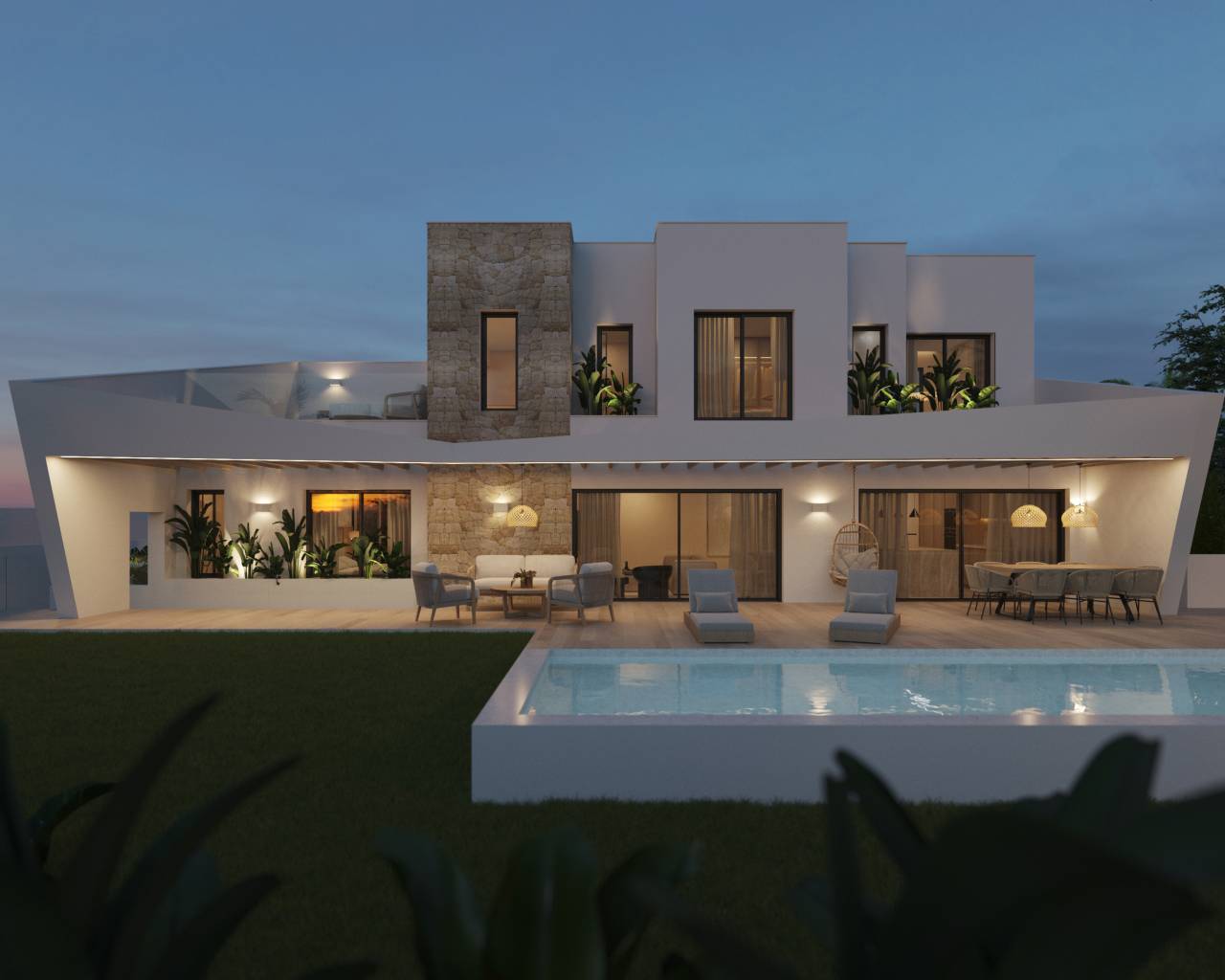 Villa-Chalet - Nueva construcción  - Polop de la Marina - Polop