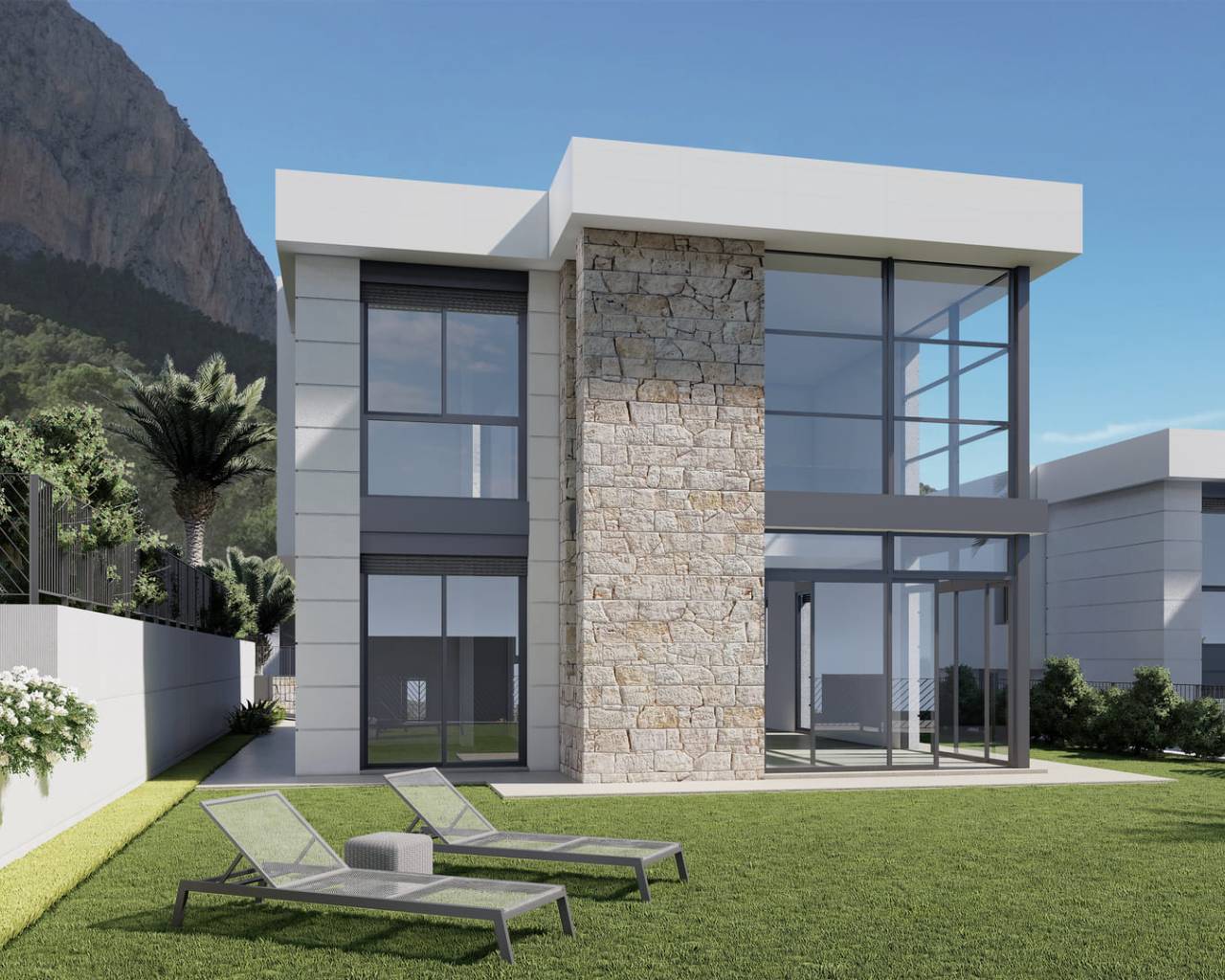 Villa-Chalet - Nueva construcción  - Polop de la Marina - Polop