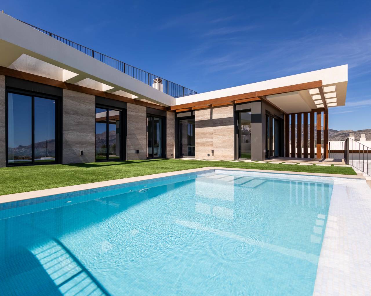 Villa-Chalet - Nueva construcción  - Polop de la Marina - Polop
