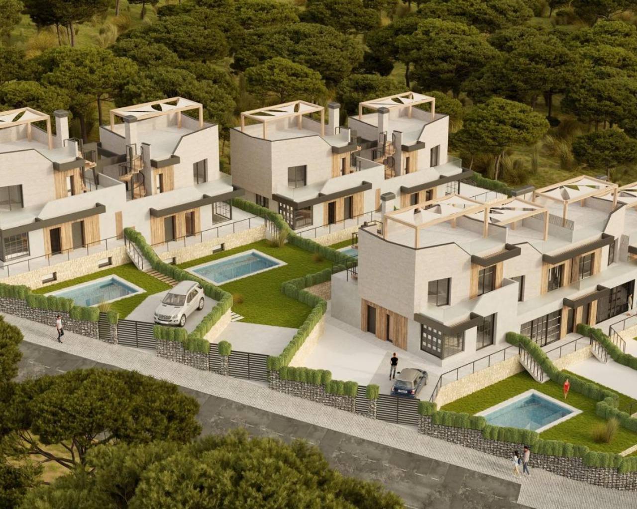 Villa-Chalet - Nueva construcción  - Polop de la Marina - Urbanizaciones