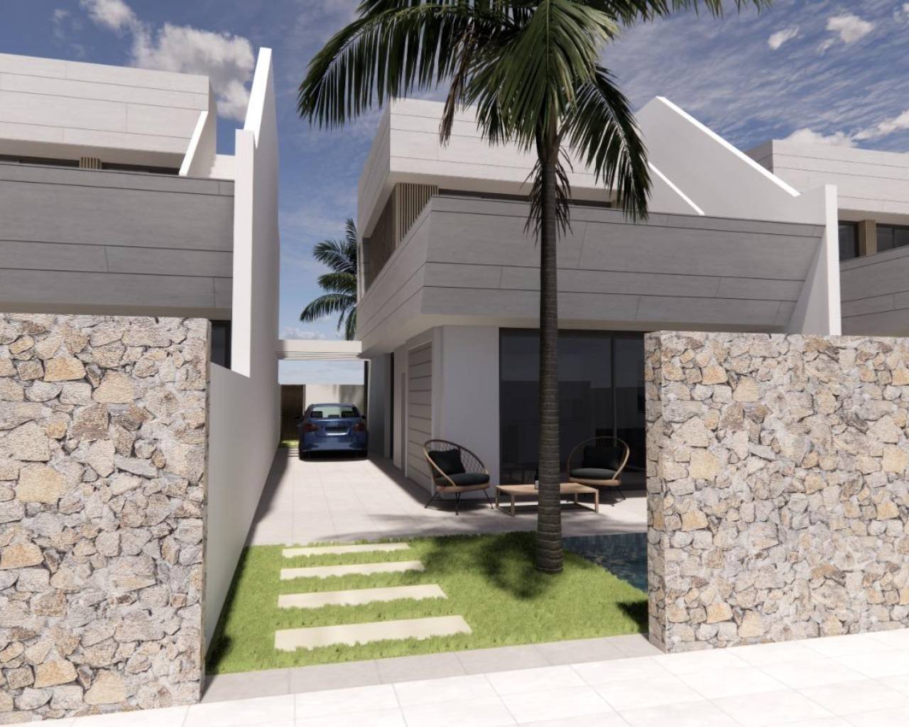 Villa-Chalet - Nueva construcción  - San Javier - Parque de los leones