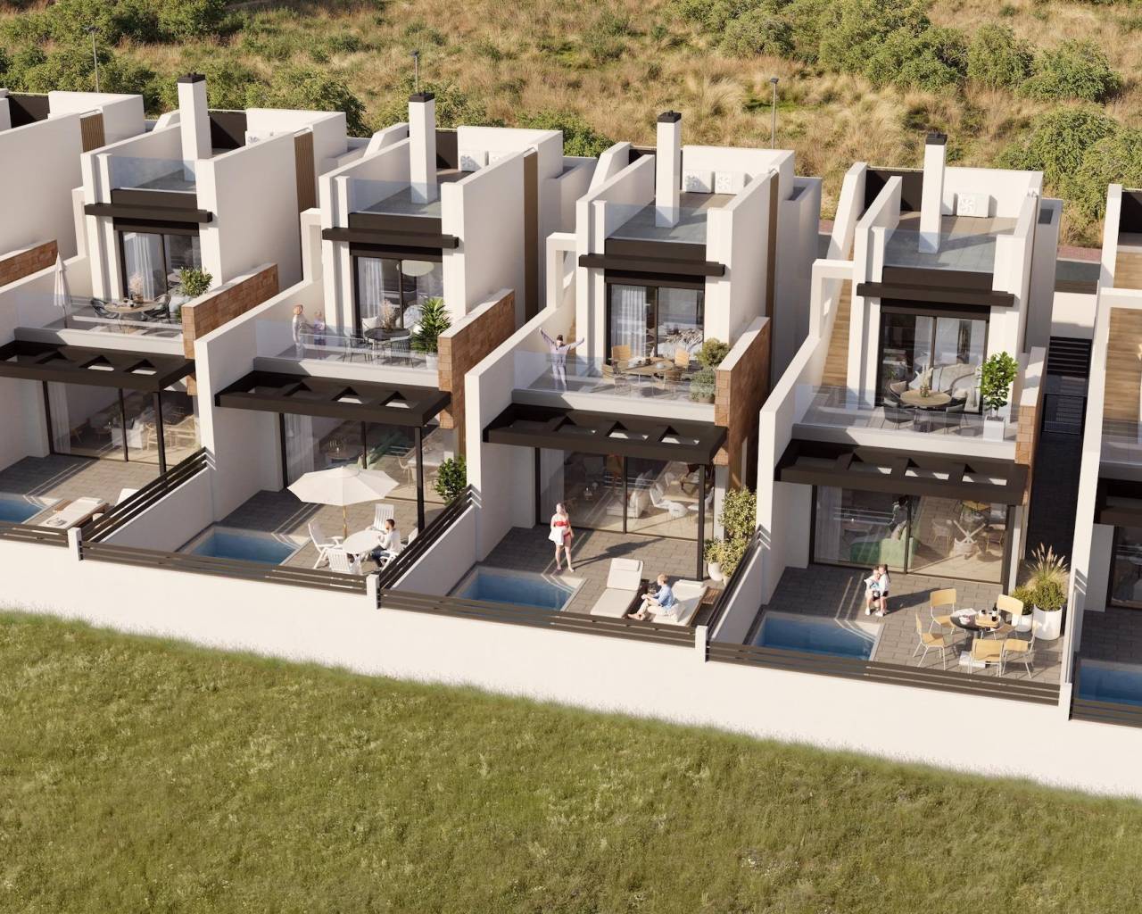 Villa-Chalet - Nueva construcción  - Torrevieja - Aguas Nuevas