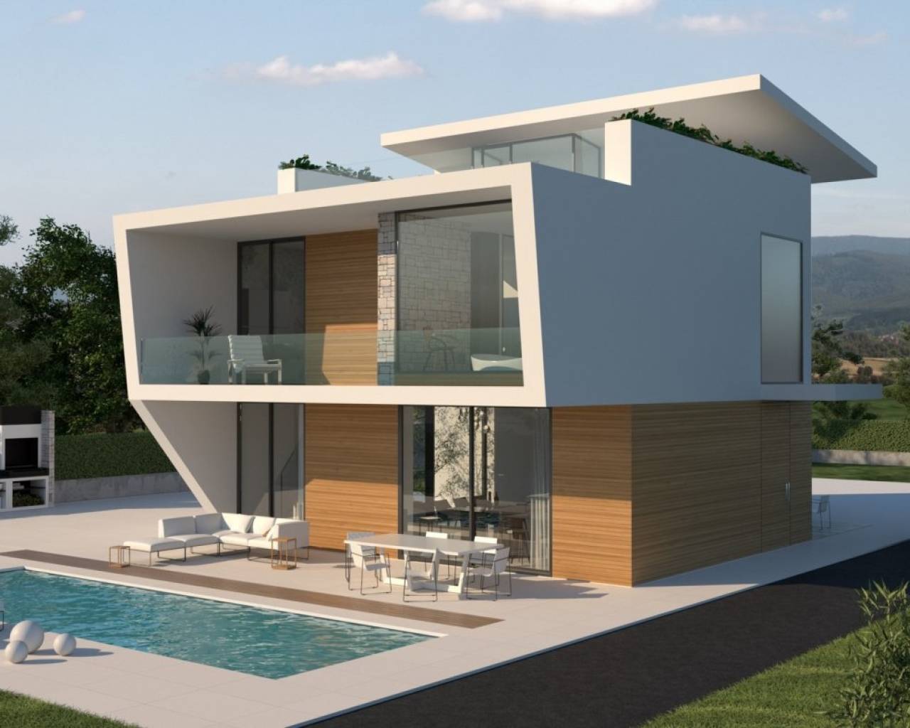 Villa - New Build - Orihuela Costa - NBZH-77369