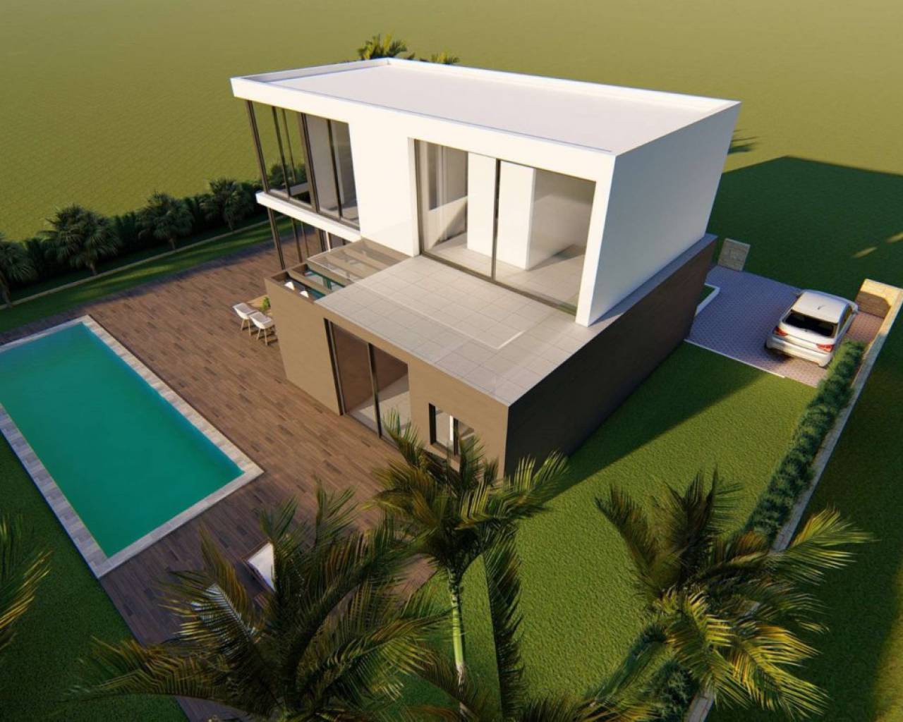Villa - New Build - Polop de la Marina - Alberca